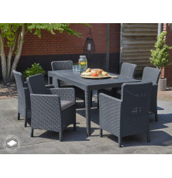 Záhradné kreslo Keter Trenton grafitové