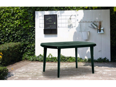 Záhradný stôl Keter Elise plastový tmavo zelený