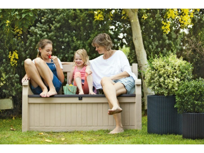 Záhradná lavica Keter Eden Garden Bench 265L béžová