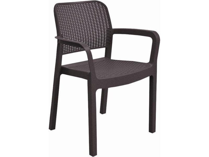 Plastová stolička  Keter Samanna hnedá