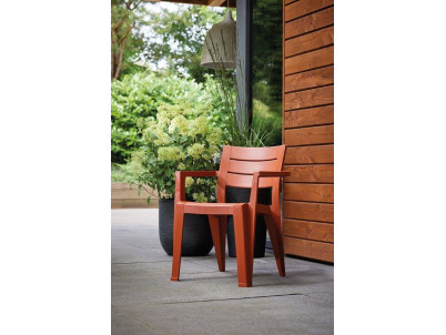 Záhradné kreslo Keter Julie červené