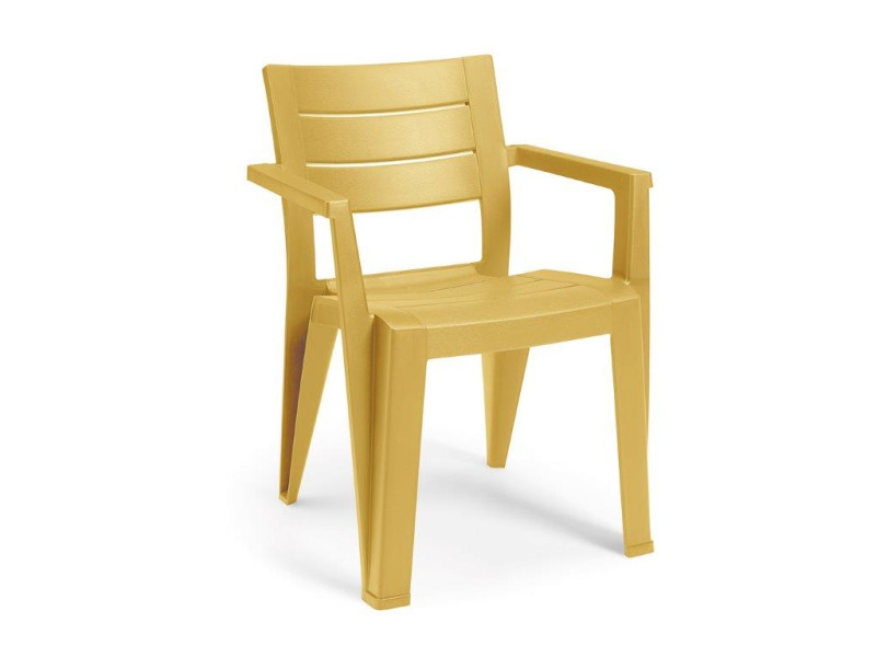 Záhradné kreslo Keter Julie žlté