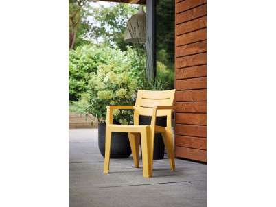 Záhradné kreslo Keter Julie žlté