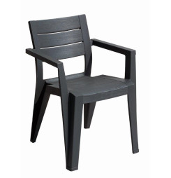 Záhradné kreslo Keter Julie grafitové