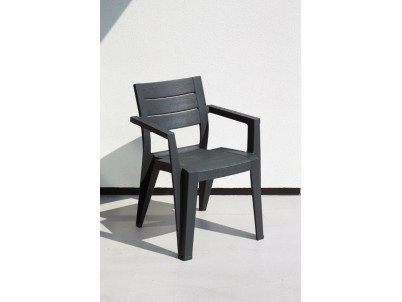 Záhradné kreslo Keter Julie grafitové