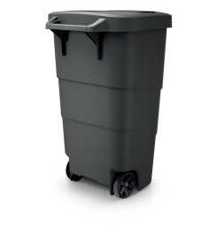 Popolnica Prosperplast Wheeler 110 l antracit