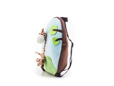 Hračka G21 Batoh s plyšovou žirafou, modrý Hračka G21 Batoh s plyšovou žirafou, modrý