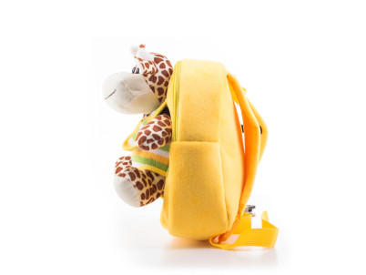 Hračka G21 Batoh s plyšovou žirafou, žltý Hračka G21 Batoh s plyšovou žirafou, žltý