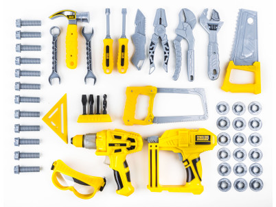 Hračka G21 Pracovný stôl s náradím DELUXE TOOLS