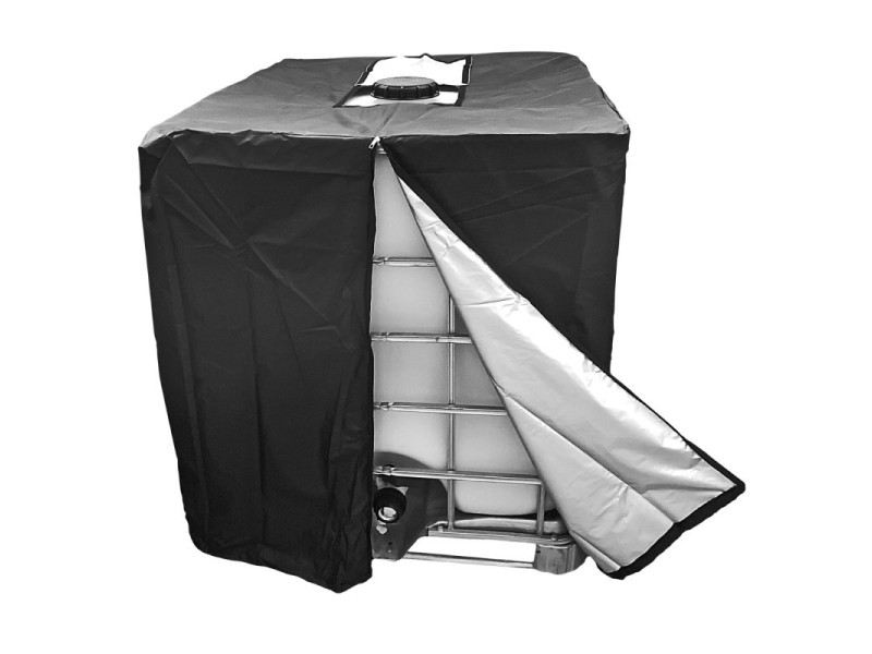 Zakrývacia plachta na IBC nádrž 1000 litrov, čierna 420D