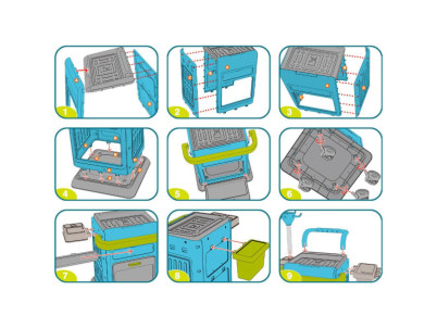 BGP 4116 Upratovací vozík BUDDY TOYS