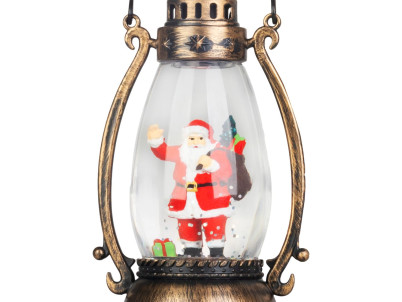 Lampáš MagicHome Vianoce, plast, 1xLED teplá biela, 8x6.5x14 cm, 3xLR44