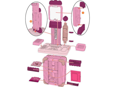 BGP 3023 Kufor salón krásy BUDDY TOYS
