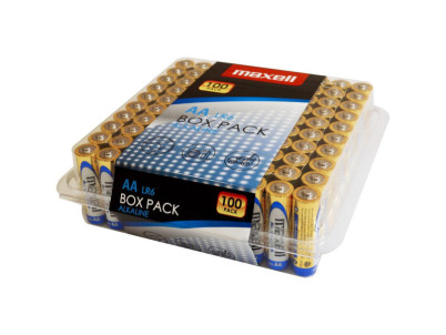 LR6 100 box AA Power Alk MAXELL