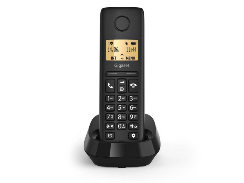 GIGASET Pure 100, Telefónny prístroj, čierny