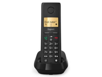 GIGASET Pure 200, Telefónny prístroj, čierny