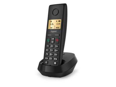 GIGASET Pure 200, Telefónny prístroj, čierny