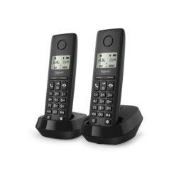 GIGASET Pure 100 Duo, Telefónny prístroj, čierny