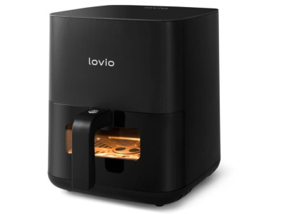 LOVIO PureFry, Teplovzdušná fritéza, 1450W, čierna