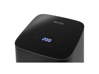 LOVIO PureFry, Teplovzdušná fritéza, 1450W, čierna