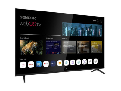 SLE 65US804B WEBOS UHD TV SENCOR