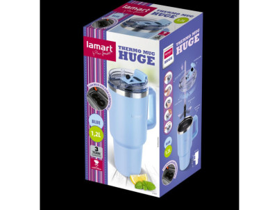 LT4087 termohrnček modrý1,2L HUGE LAMART LT4087 termohrnček modrý1,2L HUGE LAMART