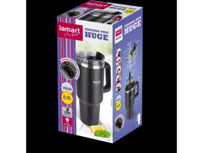 LT4091 termohrnček čier.0,9L HUGE LAMART LT4091 termohrnček čier.0,9L HUGE LAMART