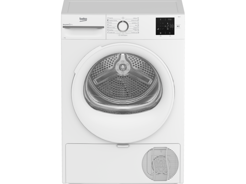 BM3T372E0W: Sušička (s tepelným čerpadlom, 7 kg)