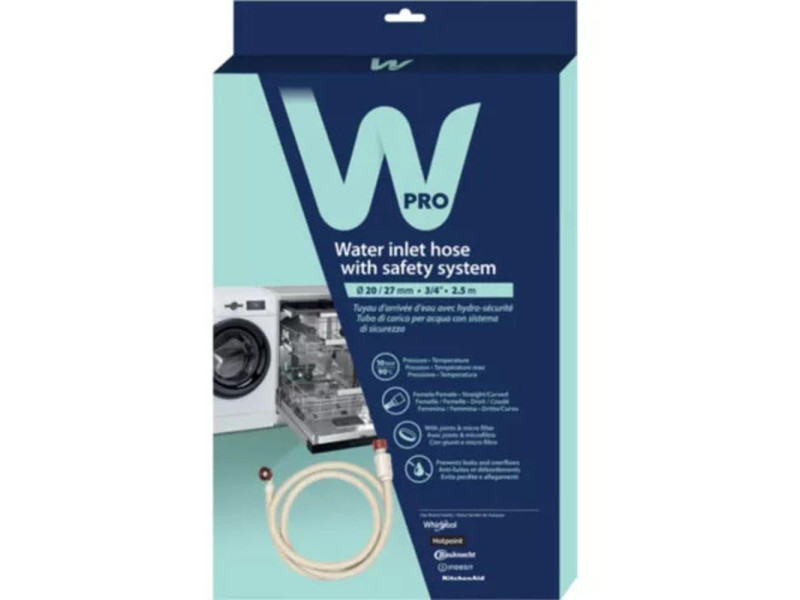 TAS024 prívodová hadica 2,5m WPRO TAS024 prívodová hadica 2,5m WPRO