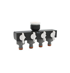 Rozdeľovač 4-cestný s ventilmi White Line