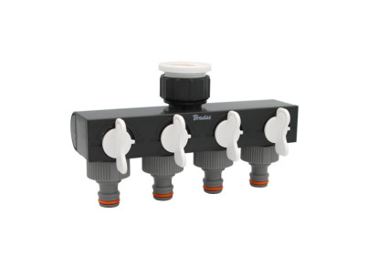 Rozdeľovač 4-cestný s ventilmi White Line