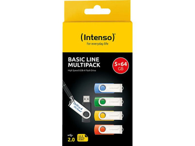 INTENSO Basic Line 5x 64GB USB 2.0 (3503595)