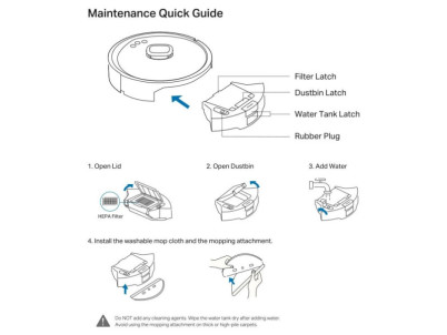 TP-Link Tapo RVA500, Náhradná sada