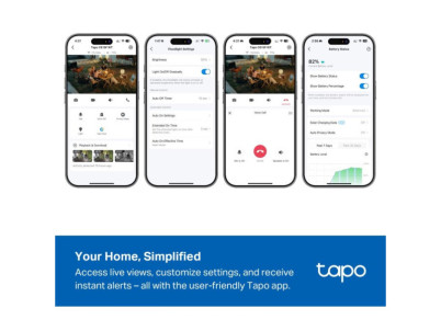 TP-LINK Tapo C615F, Vonkajšia bezpečnostná kamera