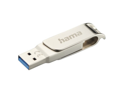 HAMA Rotate Pro, USB Kľúč, 64GB, strieborný