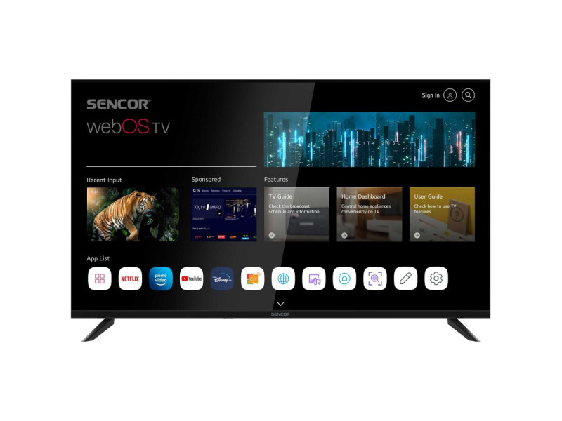 SLE 40FS811B WEBOS SMART TV SENCOR SLE 40FS811B WEBOS SMART TV SENCOR