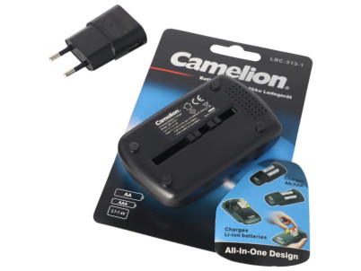 CAMELION LBC-0313-1, Nabíjačka batérii, čierna