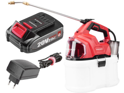 Postrekovač Worcraft CBS-S20Li-8L ShareSYS, 8 lit., 20V, 10W, SET 1x 2.0 Ah akumulátor, 1x nabíjačka
