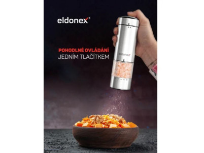 ELDONEX PepperSpin, Elektrický mlynček, nerez