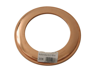 Ružica dymová Antikoro 132 mm, Cu, na dymovod