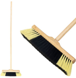 Metla Geco Z30R, 300 mm, drevená, (Z) s násadou 1200 mm na závit, 34 cm