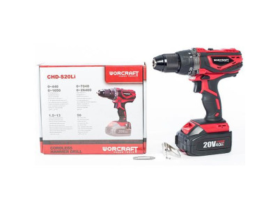 Skrutkovač Worcraft CHD-S20Li ShareSYS, 20V Li-ion