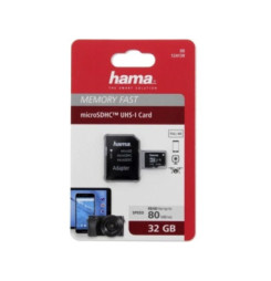 HAMA microSDHC 32 GB 80 MB/s Class 10 UHS-I