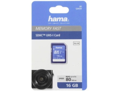 HAMA HighSpeed SD karta, 16 GB, 80 MB/s
