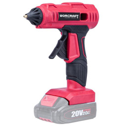 Pištoľ Worcraft CLG-S20Li, ShareSYS, lepiaca, 20V, Li-ion, na tavné tyčinky 11 mm