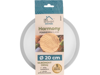 Pokrievka MagicHome Harmony, sklenená, 20 cm