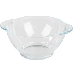 Misa MagicHome, sklenená, sklo, okrúhla, servírovacia, 500 ml, s uškami