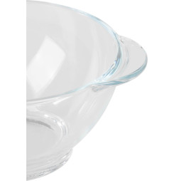 Misa MagicHome, sklenená, sklo, okrúhla, servírovacia, 500 ml, s uškami