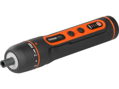 Skrutkovač Strend Pro 3.6V, nabíjateľný, sada v púzdre