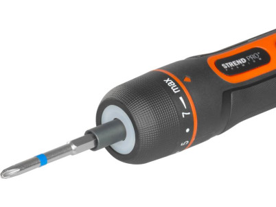Skrutkovač Strend Pro 3.6V, nabíjateľný, sada v púzdre